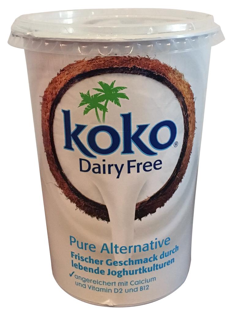 nfnf vegane Joghurtalternativen Koko Dairy Free Pure Alternative