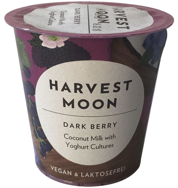 nfnf vegane Joghurtalternativen Harvest Moon Dark Berry
