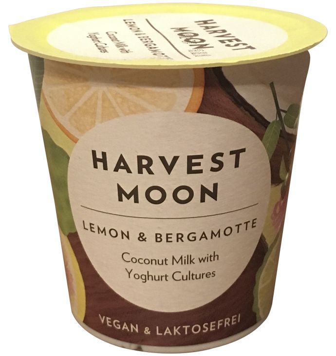 nfnf vegane Joghurtalternativen Harvest Moon Lemon and Bergamotte