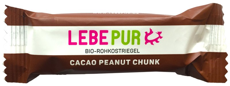 Lebebpur Bio-Rohkostriegel Cacao Peanut Chunk