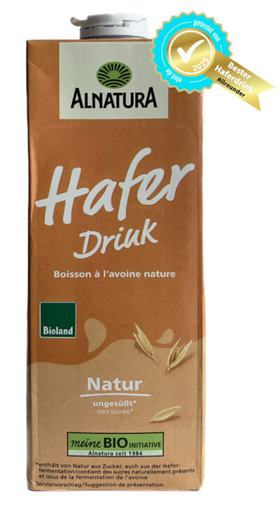 Bester Haferdrink 2025 Allrounder: Alnatura Haferdrink Natur
