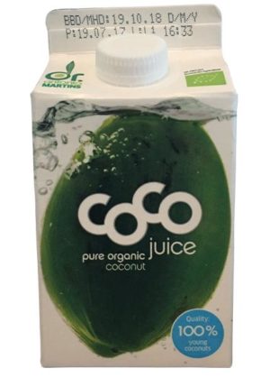 Dr Antonio Martins Coconut Juice pure organic (Tetra Pak)