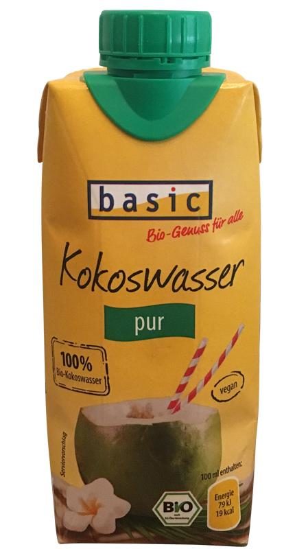 basic Kokoswasser pur