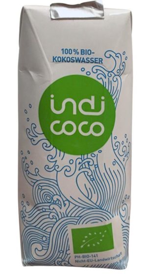 indi coco 100% Bio-Kokoswaaser