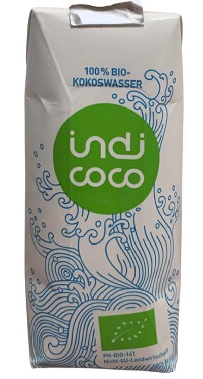 indi coco 100% Bio-Kokoswaaser