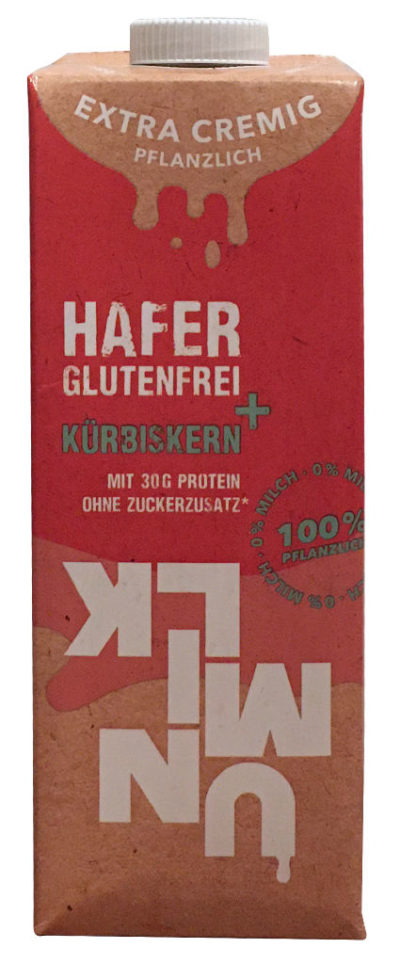 UNMILK Hafer glutenfrei +Kürbiskern