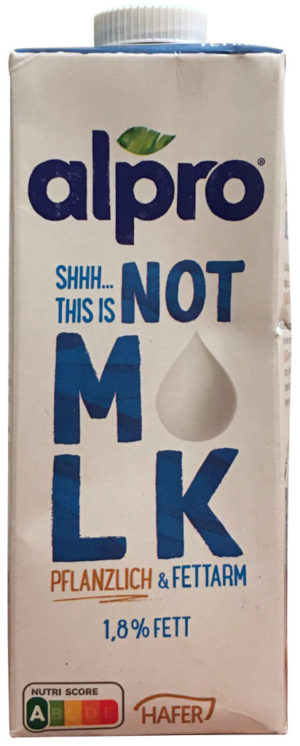 alpro Not Milk 1,8% Fett