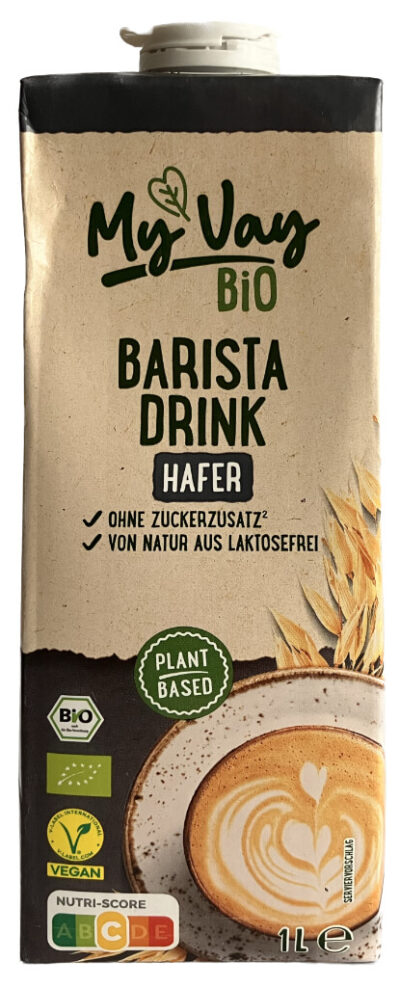 Aldi My Vay Bio Barista Drink Hafer
