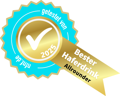 Siegel Bester Haferdrink 2025 Allrounder