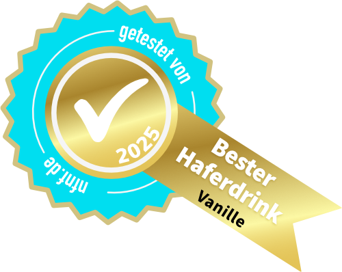 Siegel Bester Haferdrink 2025 Vanille