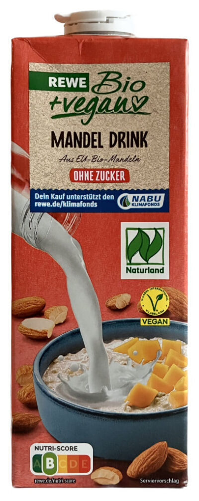 REWE Bio Mandeldrink Natur