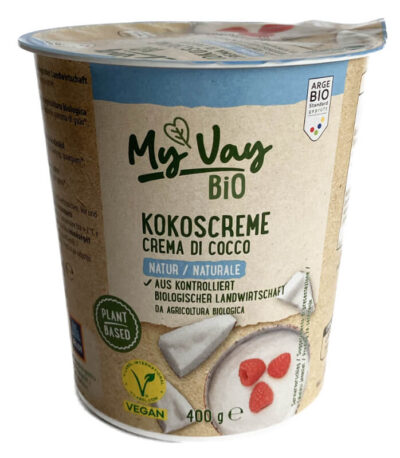 Aldi My Vay Bio Kokoscreme