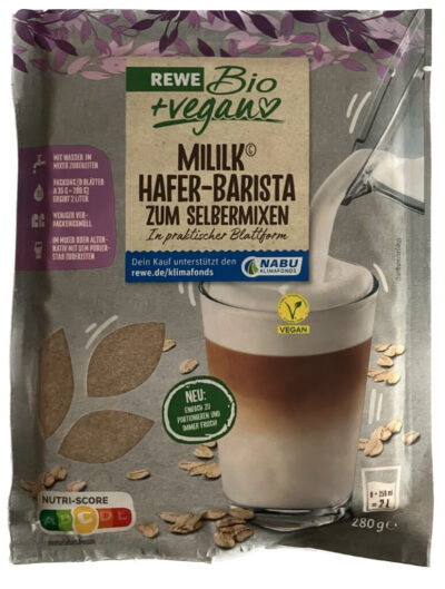 REWE Bio+vegan Mililk© Hafer-Barista zum Selbermixen