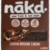nakd. raw fruit & nut bar Cocoa Delight Cacao Verpackung